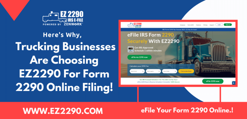 Ez2290 For HVUT Form 2290 Online Filing