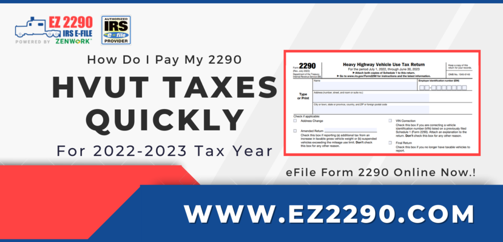 2290 HVUT Tax Payment Methods